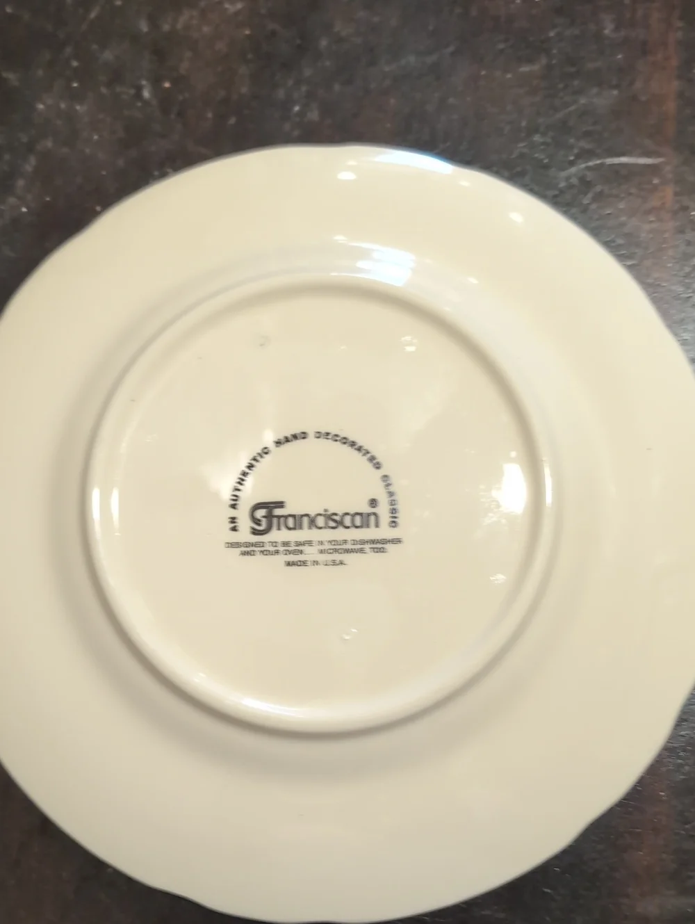 Four (4) Franciscan Desert Rose Bread Butter Dessert Appetizer Plates 6 3/8